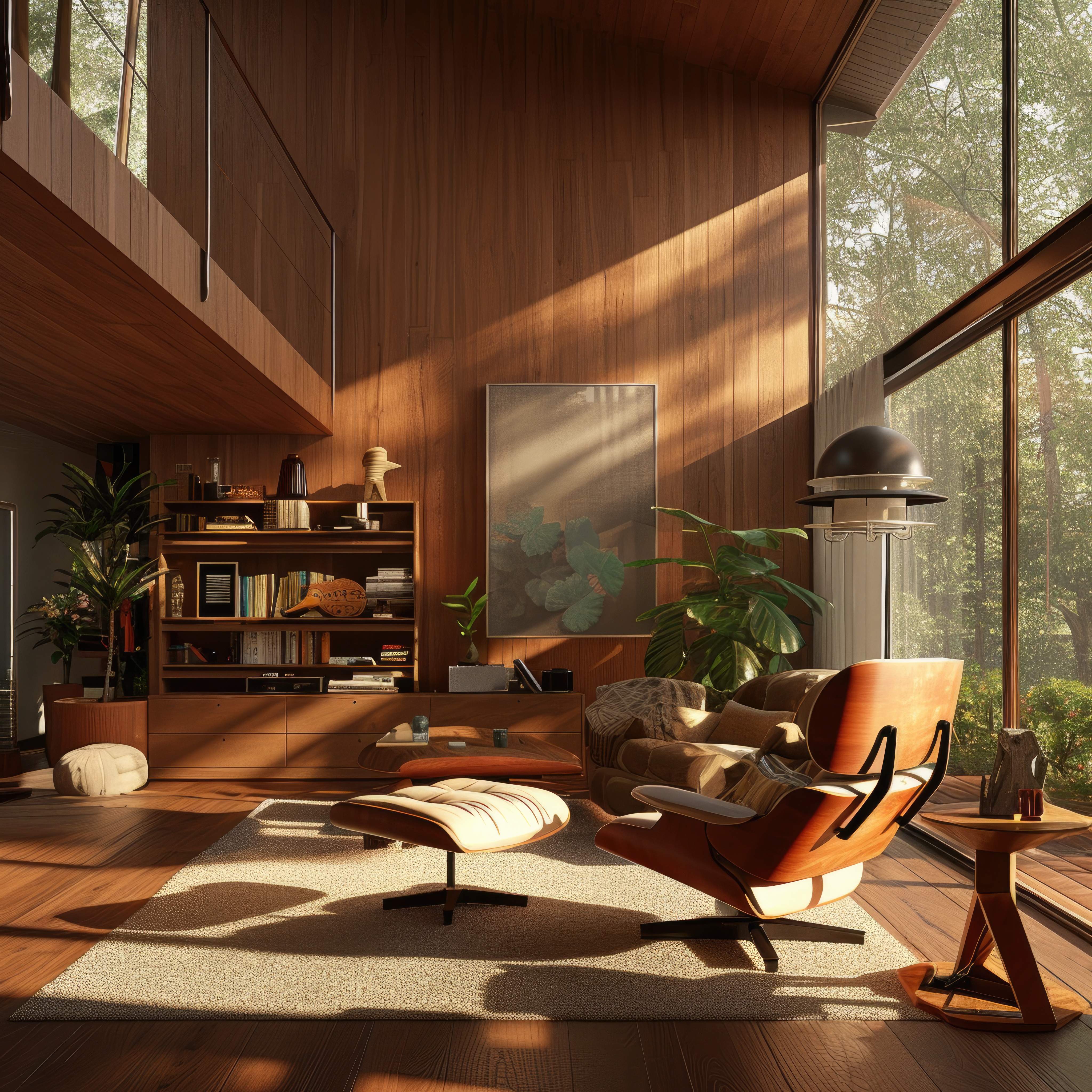 Curated interior space